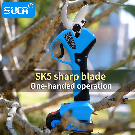 Professional Cordless Electric Pruner Scissors Garden Tree Pruner 21V Electric Pruning Shears